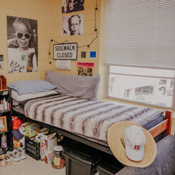 McBryde traditional style room where two students share a room and the entire hall shares a bathroom.