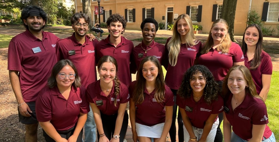 image depicts the 2025-2026 Undergraduate Research Ambassadors