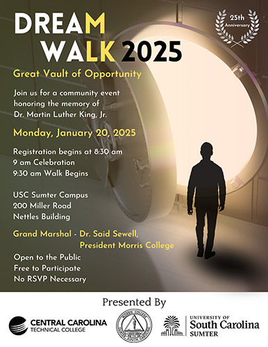 Event details for 2025 MLK Dream Walk