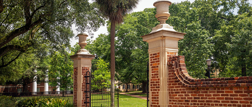 photo of bricks and gate at the Horseshoe