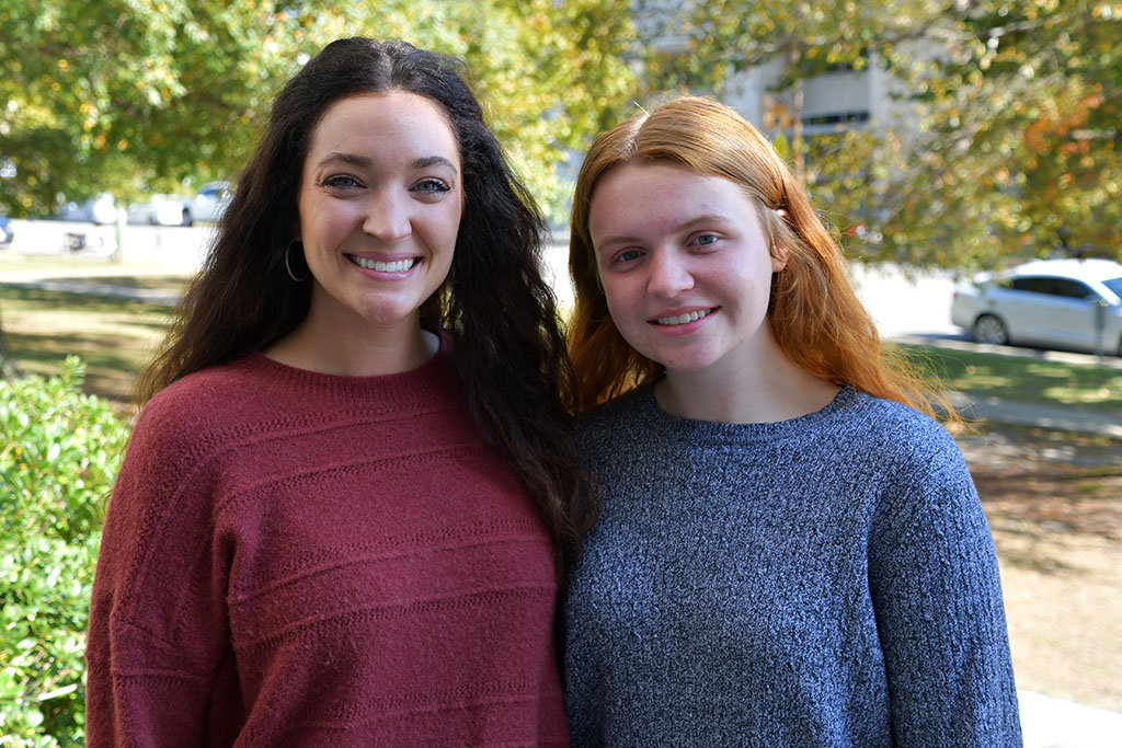 Brittany Watson (L) and Shannon DePratter (R)