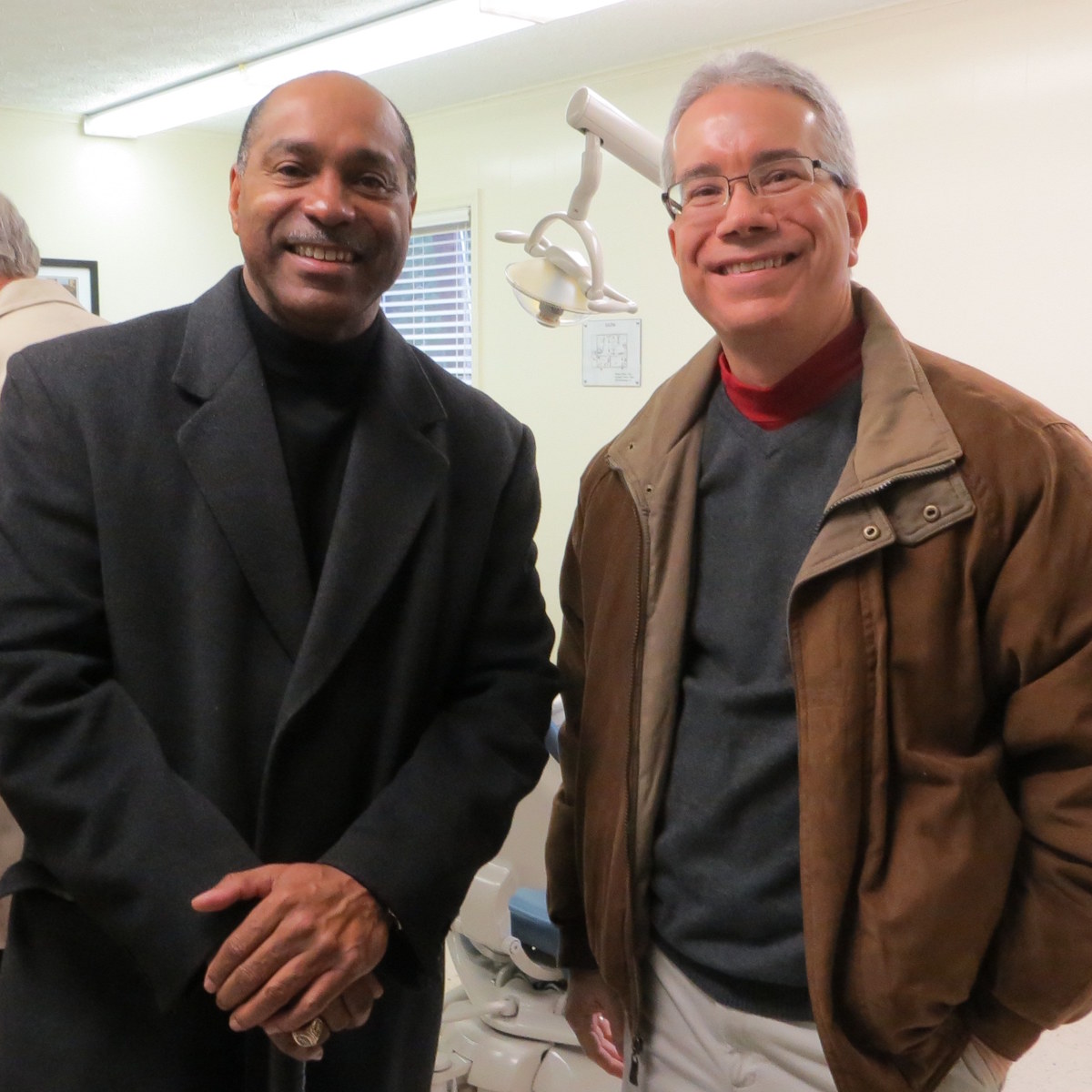 Jerry Adger (left) and Samuel Soltis